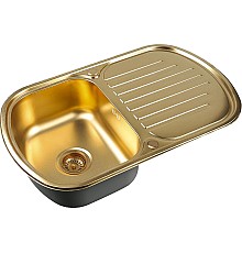 Мойка кухонная ZORG Inox PVD SZR 7749 BRONZE