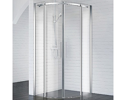 Душевой уголок BelBagno Acqua 90x90 ACQUA-R-2-90-C-Cr профиль Хром стекло прозрачное