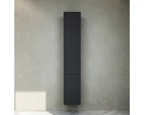 Шкаф пенал AM.PM Gem 30 R M90CHR0306BM подвесной Черный матовый Шкаф пенал AM.PM Gem 30 R M90CHR0306BM подвесной Черный матовый