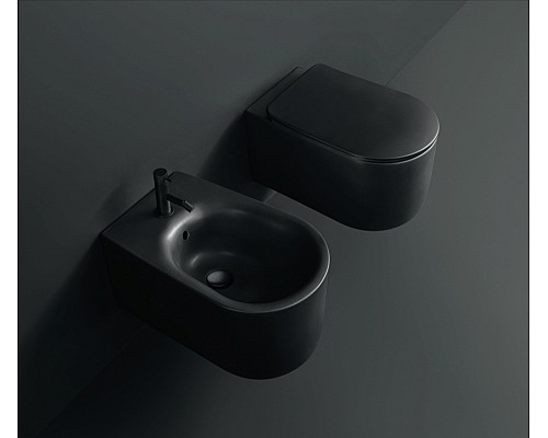 Унитаз подвесной Kerasan Nolita 531431 черный матовый