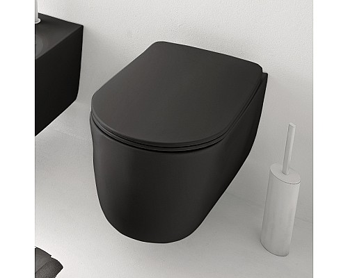 Унитаз подвесной Kerasan Nolita 531431 черный матовый