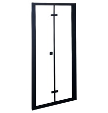 Душевая дверь Cerutti SPA Bella 100 D101B профиль Черный стекло прозрачное