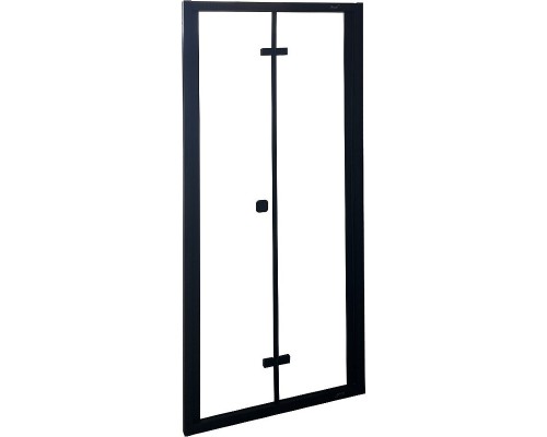 Душевая дверь Cerutti SPA Bella 100 D101B профиль Черный стекло прозрачное