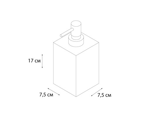 Дозатор для жидкого мыла FIXSEN Sole FX-301-1