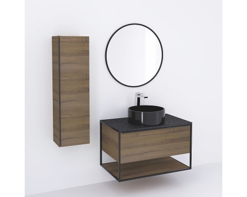 Зеркало Jorno Steal 77 Ste.02.77/B Черное