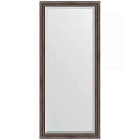 Зеркало Evoform Exclusive 161х71 BY 1204 с фацетом в багетной раме - Палисандр 62 мм