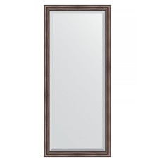 Зеркало Evoform Exclusive 161х71 BY 1204 с фацетом в багетной раме - Палисандр 62 мм