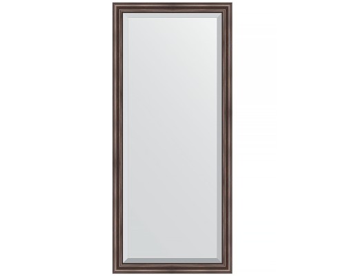Зеркало Evoform Exclusive 161х71 BY 1204 с фацетом в багетной раме - Палисандр 62 мм