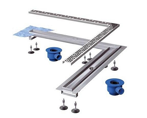 Декоративная решетка угловая TECE drainline basic 611210