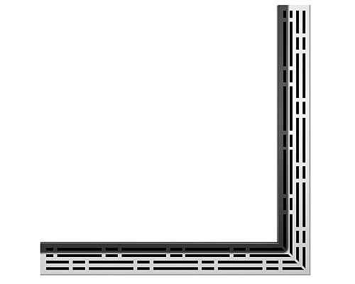 Декоративная решетка угловая TECE drainline basic 611210