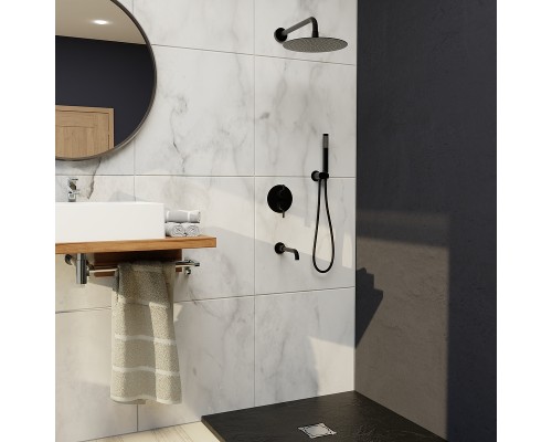 Душевая система RGW Shower Panels SP-55B Черная матовая