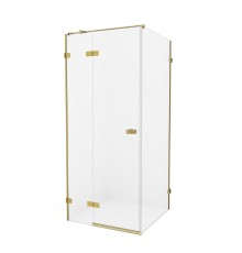 Душевое ограждение NEW TRENDY AVEXA GOLD BRUSHED 90x80x200 (брашированное золото)