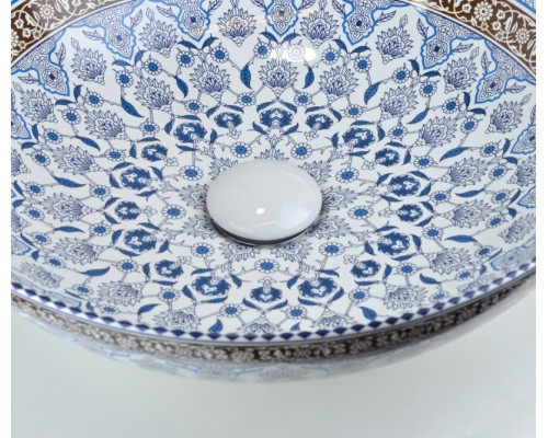 Донный клапан Bronze de Luxe 1001/1W белый