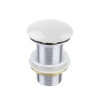 Донный клапан Bronze de Luxe 1001/1W белый