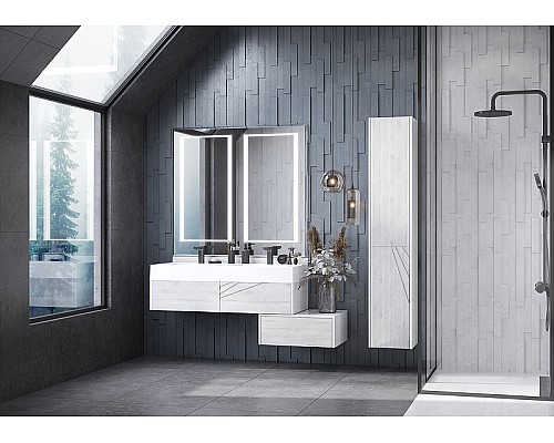 Зеркало Aquaton Сакура 120 1A249702SKW80 Белое