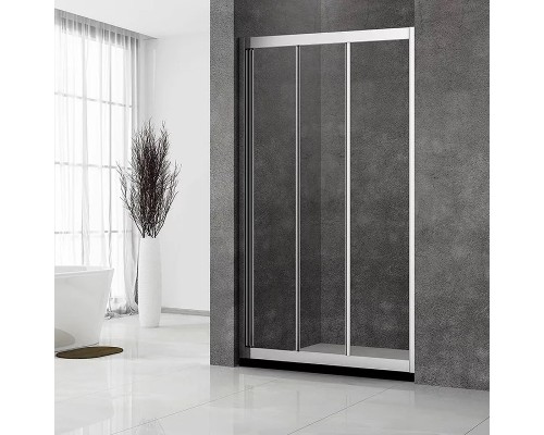 Душевая дверь Veconi Vianno VN-31 140 профиль Хром стекло прозрачное