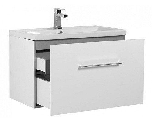 Тумба под раковину Aquanet Порто 50 195729 подвесная Белая