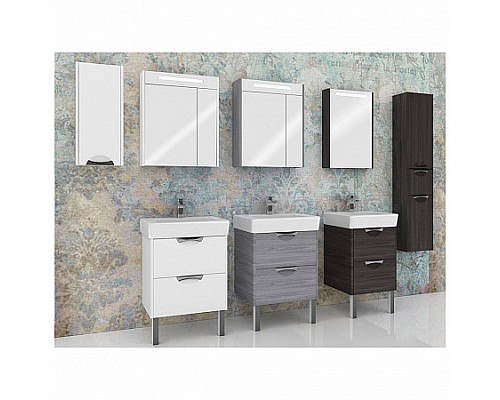 Зеркальный шкаф Сильва 60 дуб фьорд Aquaton 1A216202SIW60