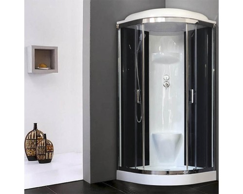 Душевая кабина Royal Bath НК 100x100 задняя стенка Черная