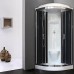Душевая кабина Royal Bath НК 100x100 задняя стенка Черная