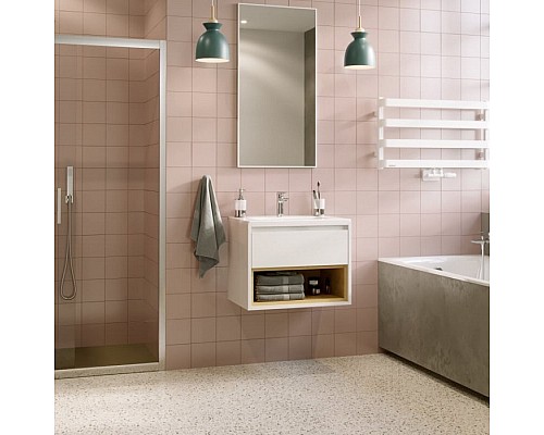 Зеркало прямоугольное Excellent Kuadro 100x50 белый мат