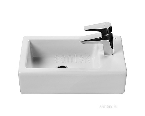 Прямоугольная раковина Santek Эрис 46 отверстие под смеситель справа 1WH301972
