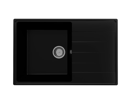 Кухонная мойка Ulgran Quartz Prima 780-07 Уголь