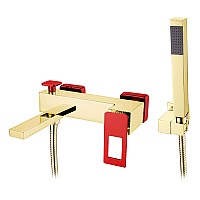 Смеситель для ванны,для душа Boheme Q 143-GR золото