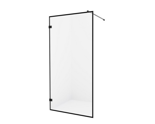 Душевое ограждение NEW TRENDY AVEXA BLACK 130x200 (черный)