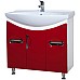Тумба под раковину Bellezza Лагуна 85 4632114110038 Красная