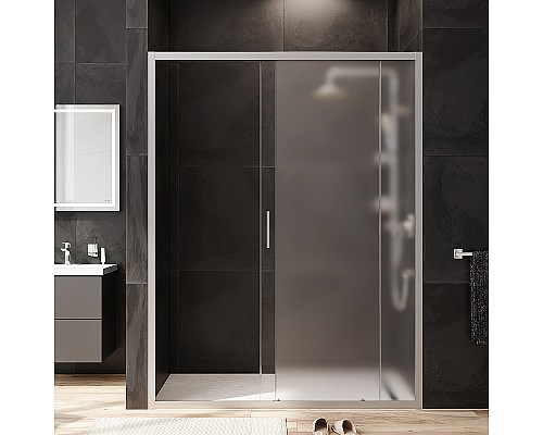 Душевая дверь AM.PM Gem 150 W90G-150-1-195MM Хром матовый