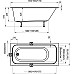 Акриловая ванна Ravak Chrome Slim 170x75 C741300000