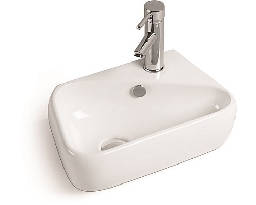 Раковина керамическая накладная и подвесная SantiLine SL-2017L