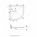 Душевой поддон из искусственного камня RGW Stone Tray ST/R-G 90х90 16153099-02 Графит