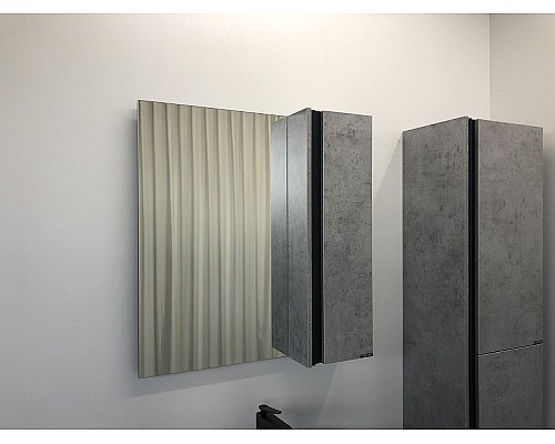 Зеркало со шкафом Comforty Эдинбург 75 00004149063 Бетон светлый