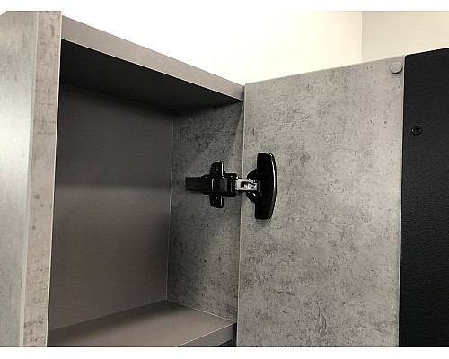 Зеркало со шкафом Comforty Эдинбург 75 00004149063 Бетон светлый