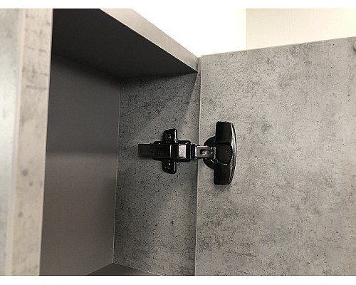 Зеркало со шкафом Comforty Эдинбург 75 00004149063 Бетон светлый