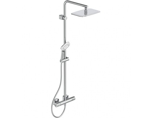 Душевая система Ideal Standard Ideal Rain Luxe Cube Evo Jet с термостатом Хром