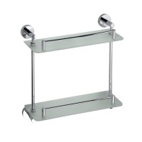 Полочка стеклянная двойная Bemeta 104202122