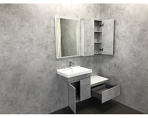 Тумба Comforty Осло 60 00-00000838 подвесная Бетон светлый