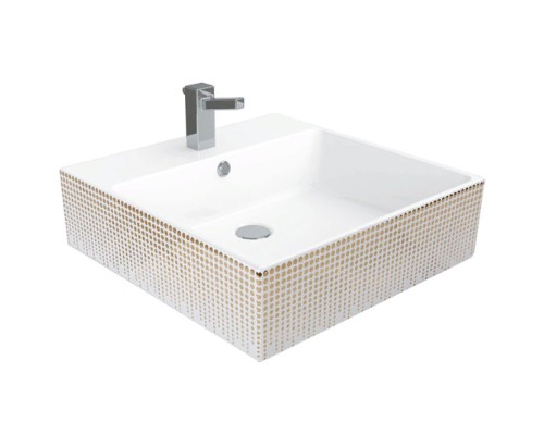 Раковина Creavit Next 50 NX256-00CB00E-NA00 Белая Золото