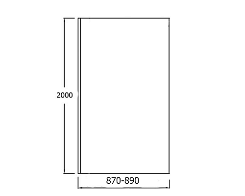 Фиксированное ограждение Jacob Delafon 90 см E22W90-GA