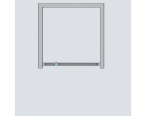 Душевая дверь Radaway Twist DW 70x190 382000-01 профиль Хром стекло прозрачное