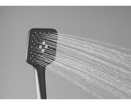 Душевая система Vincea Next VSFS-1N0TMB с термостатом Черная матовая