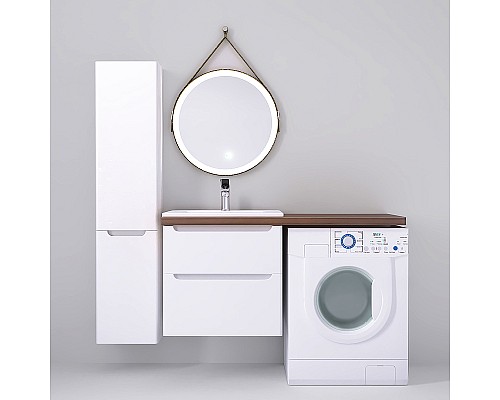 Столешница под раковину Jorno Wood 122 Wood.06.122/DW Темное дерево