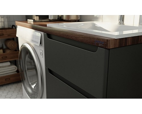 Столешница под раковину Jorno Wood 122 Wood.06.122/DW Темное дерево