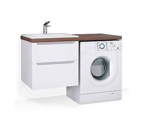 Столешница под раковину Jorno Wood 122 Wood.06.122/DW Темное дерево