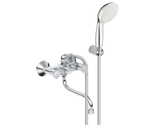 Универсальный смеситель Grohe для ванны с душевым гарнитуром