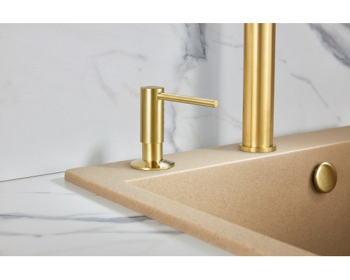 Дозатор для жидкого мыла Milacio Ultra MC.931.GD Золото брашированное