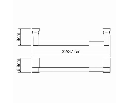 Держатель бумажных полотенец WasserKRAFT K-5091